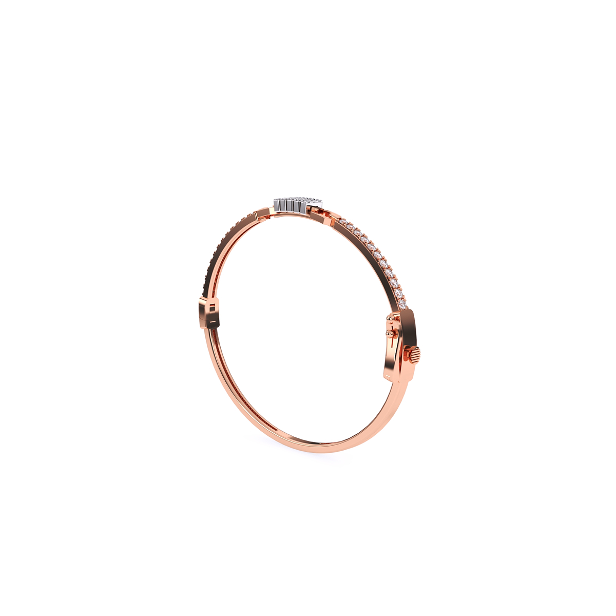 Amazing Half Eternity Diamond Bracelet